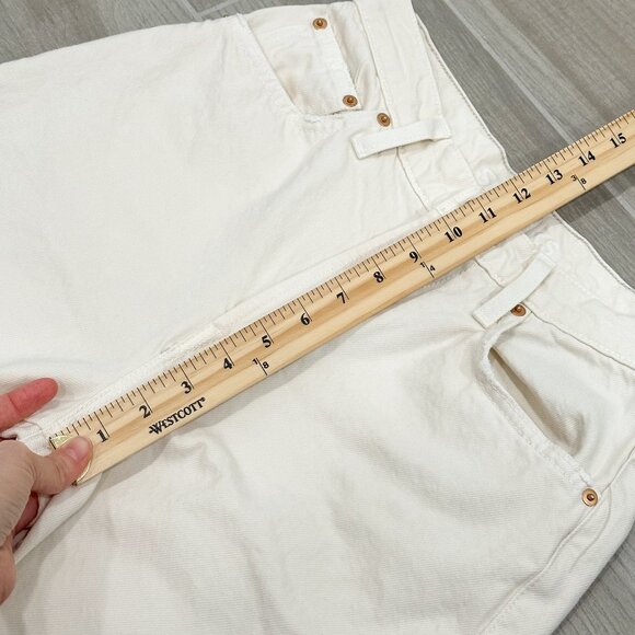 Mother SNACKS! High Waisted Double Stack Ankle Jeans in Natural Size 25 - Picture 10 of 14